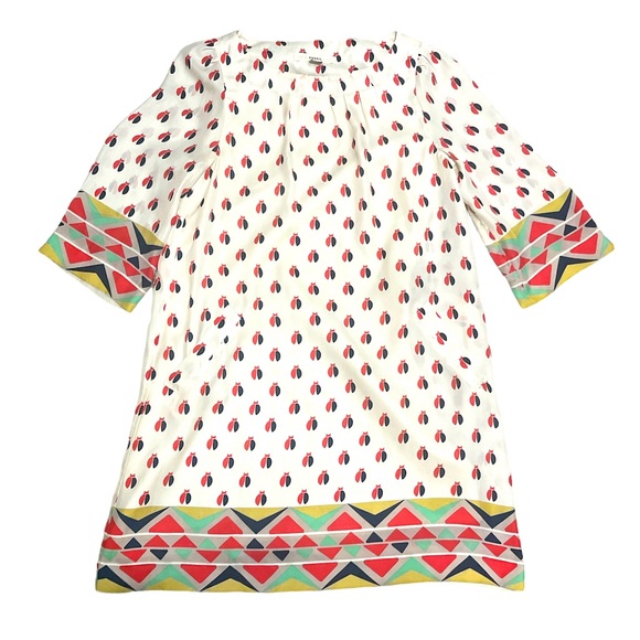 Fossil Ladybug Beetle Print Shift Dress X-Small - Picture 1 of 3